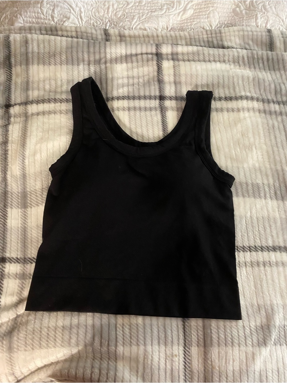Black Women's Tank Top - Classic Scoop Neck